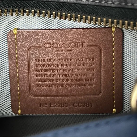 Coach Rogue 30 In Rivets & Wallet Set. Jennifer Lopez Collectors Special Edition - Picture 14 of 14
